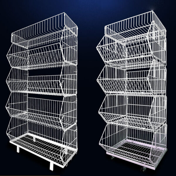 Supermarket Wire Basket Stand Shelving Store Display Cabinet Rack Storage Shelves Supermarket Wire Basket Stand Shelving Store Display Cabinet Rack Storage Shelves