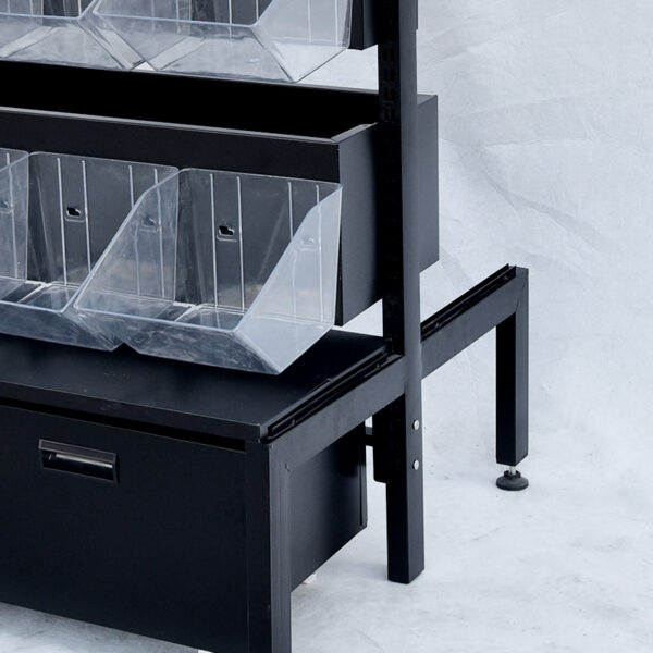 Étagère de dépanneur Étagère de magasin de bonbons Étagère en métal Displ (1) Retail Display Racks Snack Food Counter Case Cabinet Mall kiosk Single Double Side Shelf Easily Install