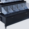 Retail Display Racks Snack Food Counter Case Cabinet Mall kiosk Single Double Side Shelf Easily Install