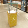 Mall Display Kiosk Cabinet Standing Showcase Luxury Jewelry Shop Exhibition Titanium Aluminum Alloy Colorful