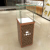 Mall Display Kiosk Cabinet Standing Showcase Luxury Jewelry Shop Exhibition Titanium Aluminum Alloy Colorful