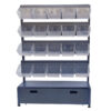 Retail Display Racks Snack Food Counter Case Cabinet Mall kiosk Single Double Side Shelf Easily Install