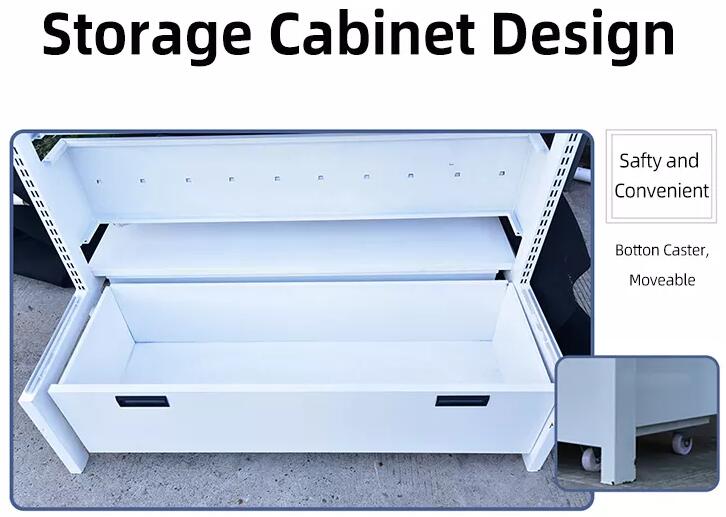 Snack Display Counter Case Cabinet Mall kiosk Single Double Side Shelf