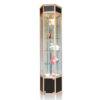 Hexagon Display Cabinet Titanium Aluminum Alloy Glass Showcase Counter