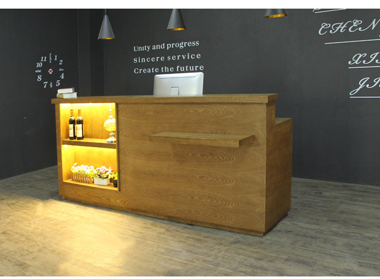 Reception Front Desk Checkout Cashier Counter Table lockable