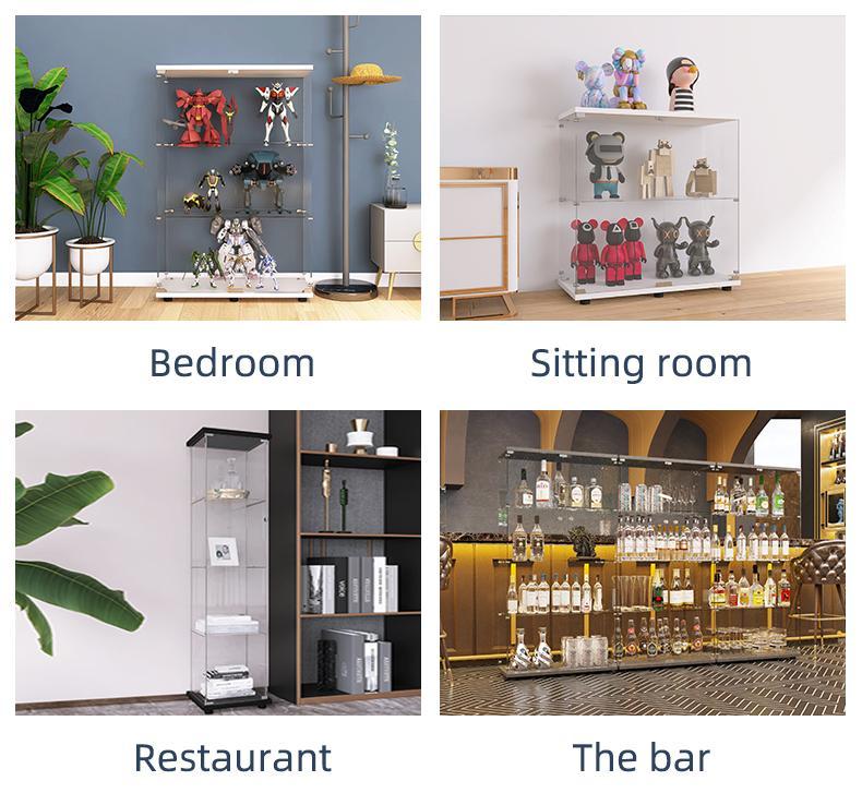 glass display showcase cabinet