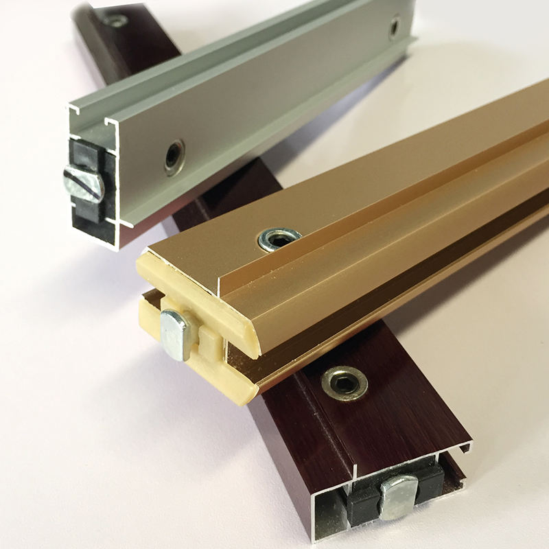 Hexagon Display Cabinet Titanium Aluminum Alloy Glass Showcase Counter