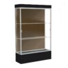 Trophy Display ShowCase Cabinet Sliding Doors Metal lockable Titanium Alloy for sale