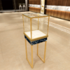 jewelry kiosk (2) jewelry kiosk Mall Corner Showcase Counter LED Aluminum Alloy Lockable Glass Display Cabinet