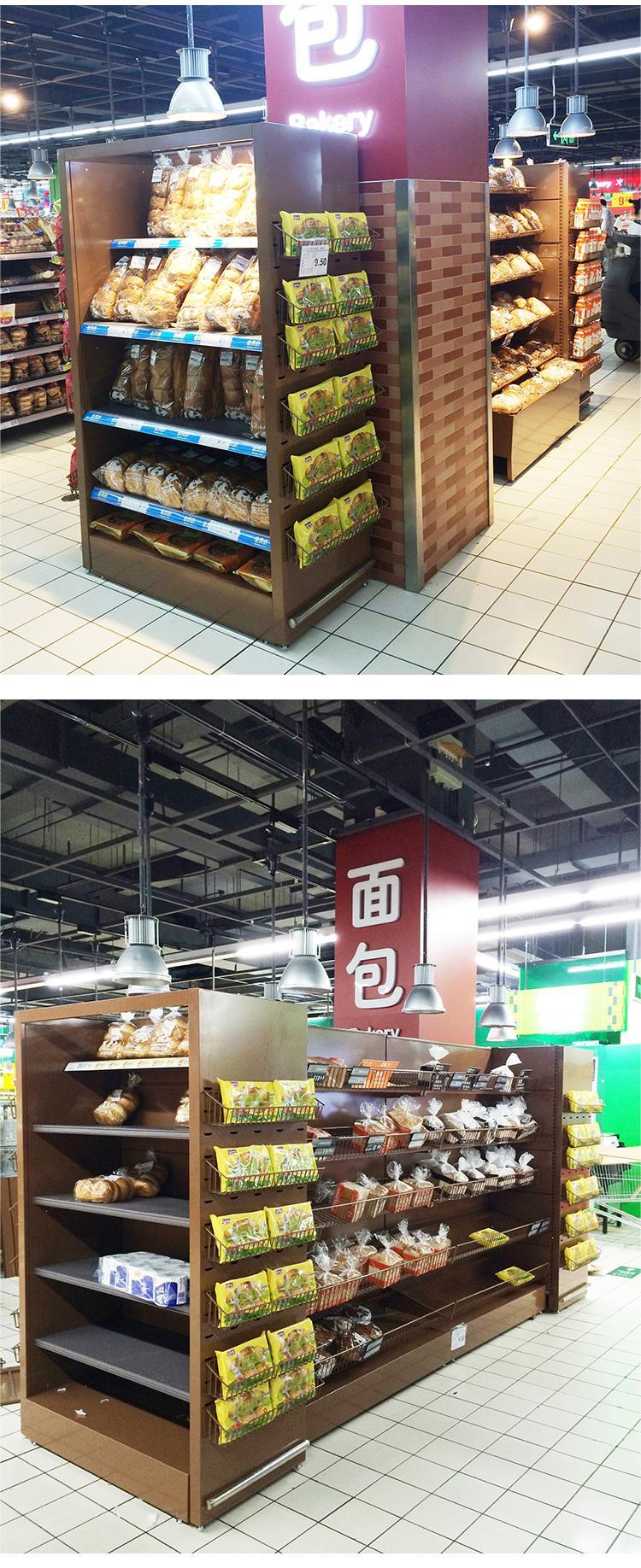 Présentoir à étagères sur mesure pour magasin Supermarché (1)