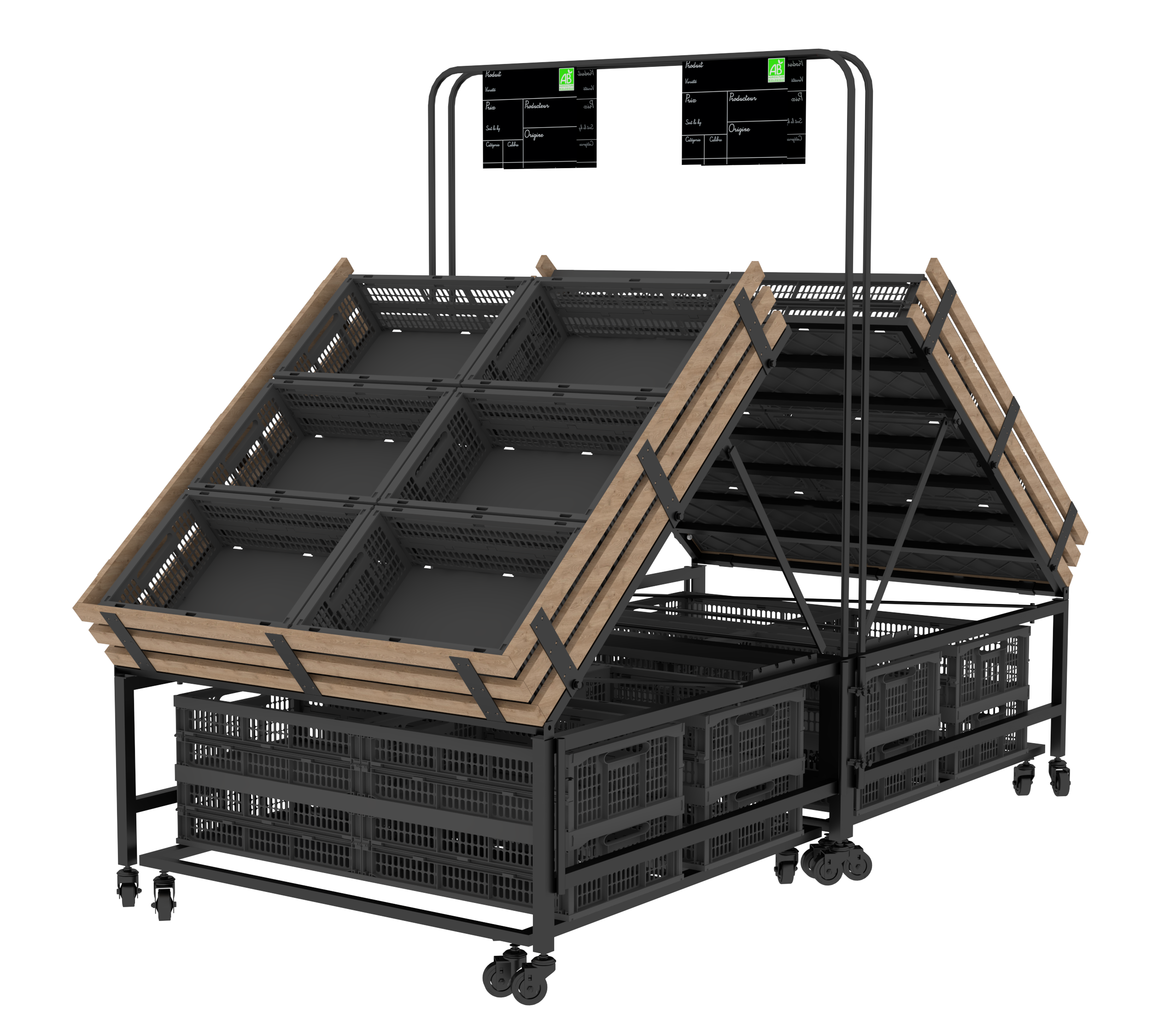 Fruit Vegetable Shelf Racks for Supermarket Store display stand Fruit Vegetable Shelf Racks for Supermarket Store display stand