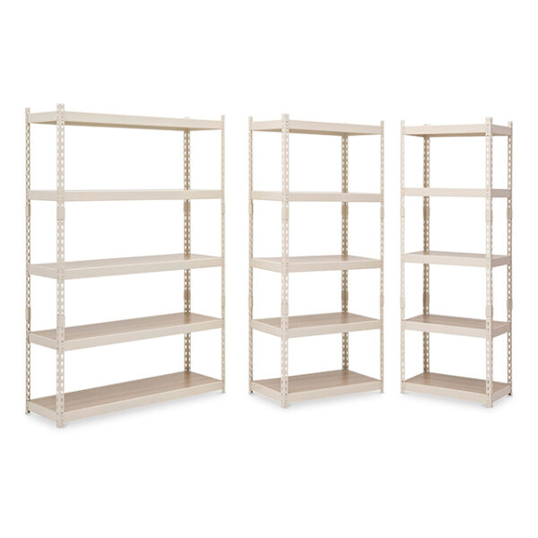 5 tier layers Boltless Rack shelf storage metal steel adjustable (10) 5 tier layers Boltless Rack shelf store storage metal steel adjustable