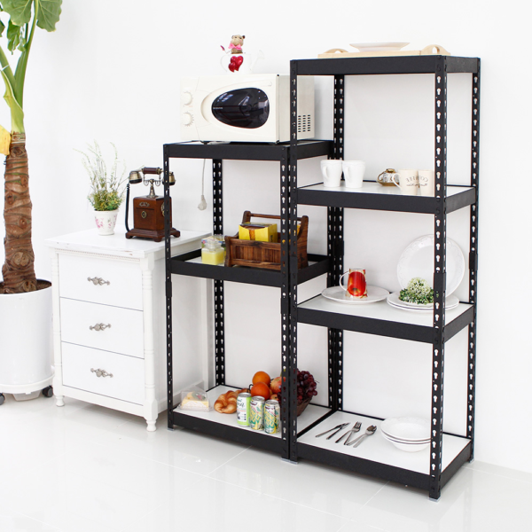 5 tier layers Boltless Rack shelf storage metal steel adjustable (2) 5 tier layers Boltless Rack shelf store storage metal steel adjustable