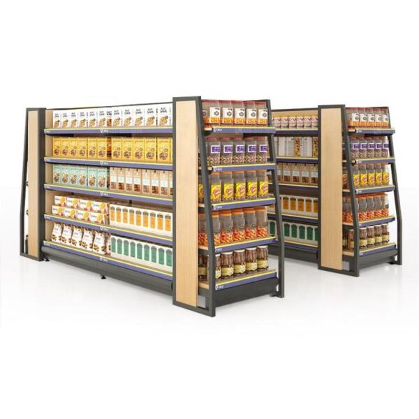 Custom Shelf Wooden Steel Iron Rack Supermarket Shop shelves Retail Store shelving (1) Custom Shelf Wooden Steel Iron Rack Supermarket Shop shelves Retail Store Shelving