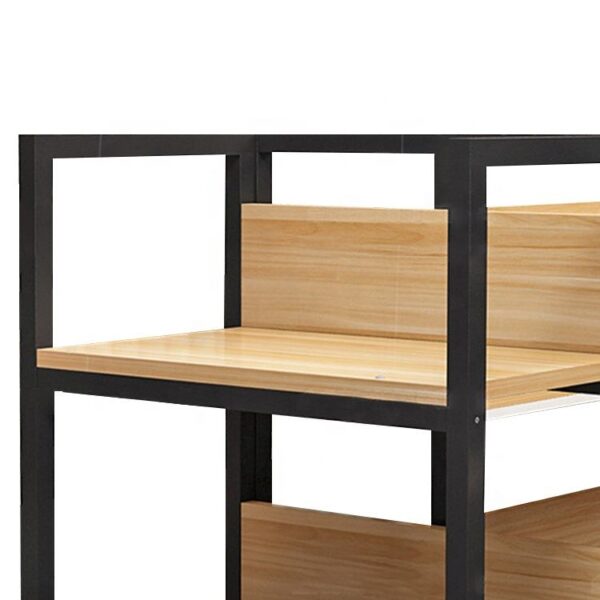 Etagère de Magasin Présentoir Acier Réglable Commercial Bois Métallique Etagères Longues (5) Etagère de magasin Présentoir Acier Réglable Commercial Bois Métallique Etagère Long Stand Rack