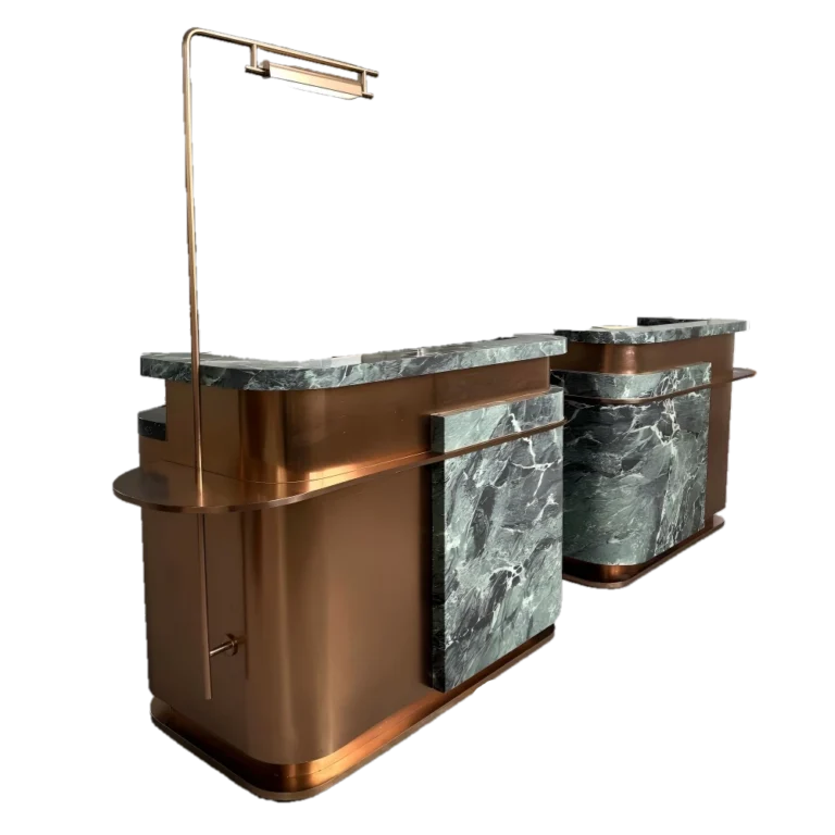 Fabricante de Mostrador de Vestíbulo Personalizado | Diseño Personalizado y Precio de Fábrica
