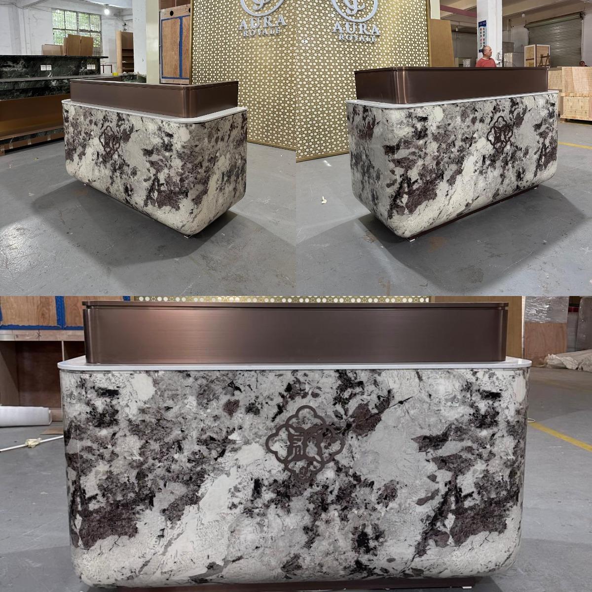 大理石接待櫃台 飯店大廳櫃台 製造商 | 客製設計與工廠直銷價
