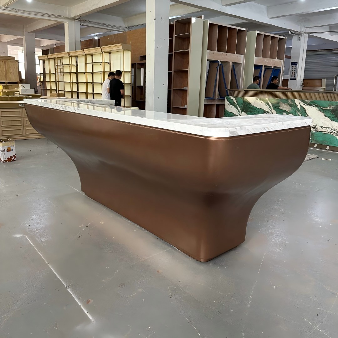 飯店接待櫃台現代大廳前台製造商｜客製化設計與工廠直銷價格