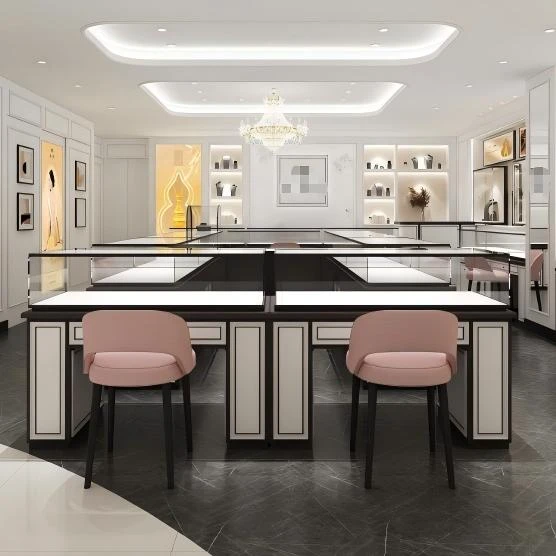 Jewelry Watch Stores store display project in Western Europe / French