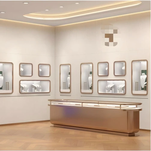 Wall Mounted Jewelry Display Case JW-03
