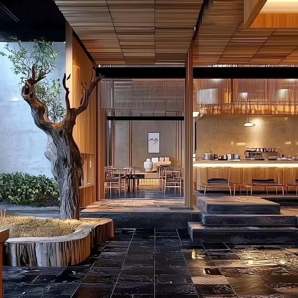 Proyek display toko Kios Restoran Makanan di Asia / Tiongkok