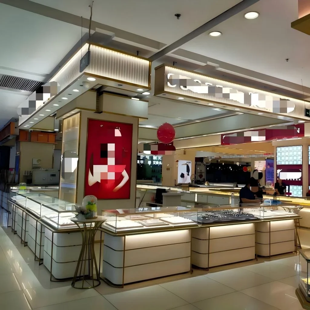 Jewelry Watch Stores store display project in Asia / China