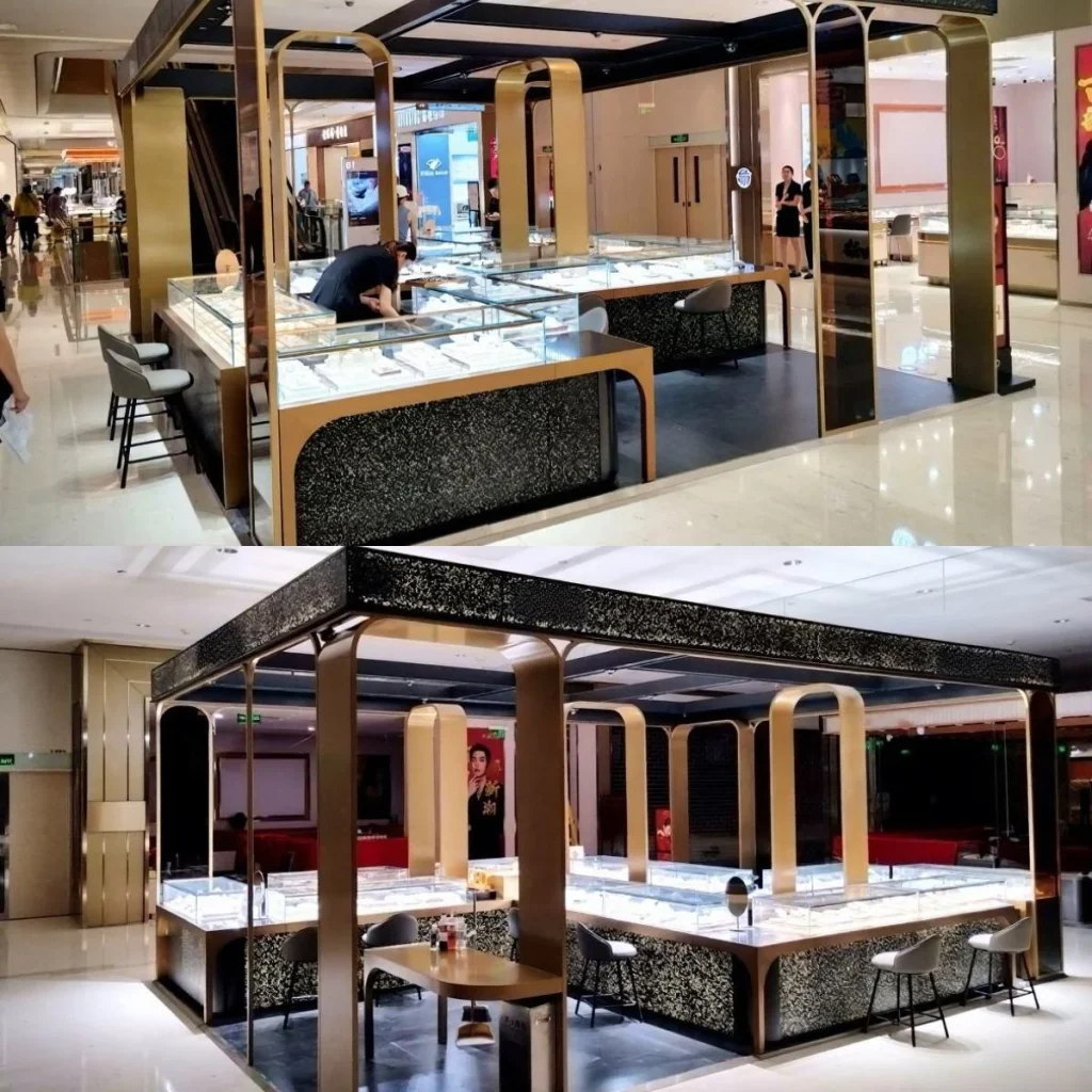 Jewelry Watch Stores store display project in Asia / China