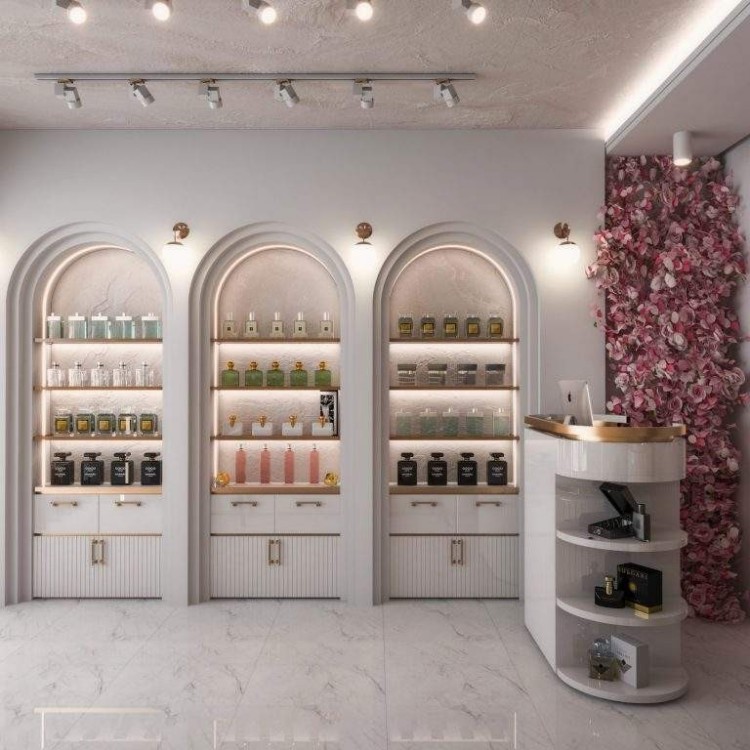 Cosmetic Beauty Shops store display project in America / USA